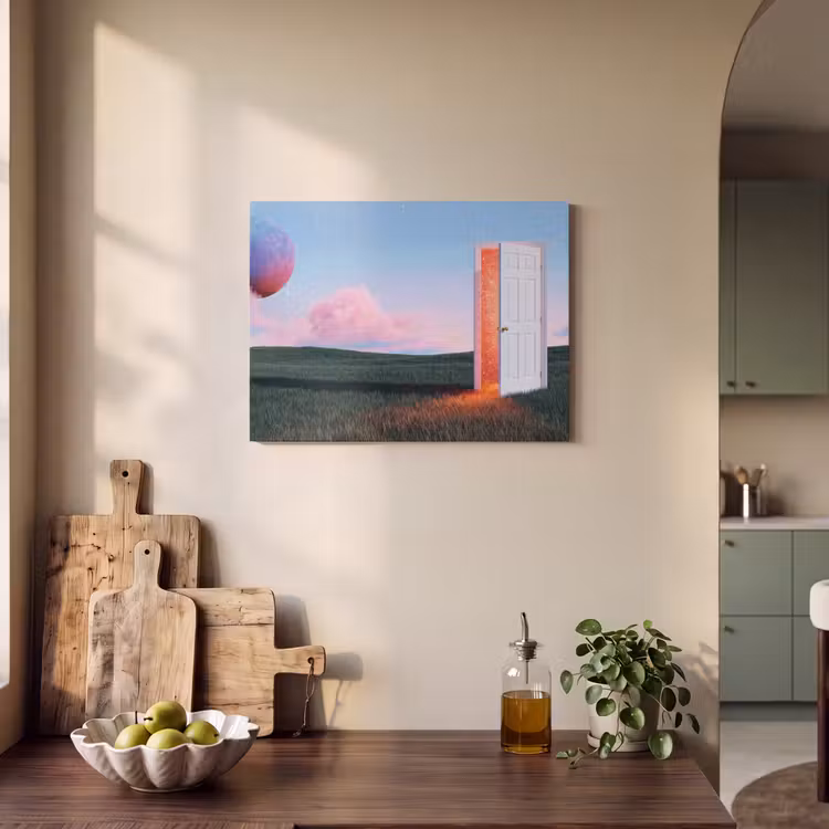Acoustic Panel - Door - Fantasy - Space - Deur - Fantasie - Ruimte PET vilt klein