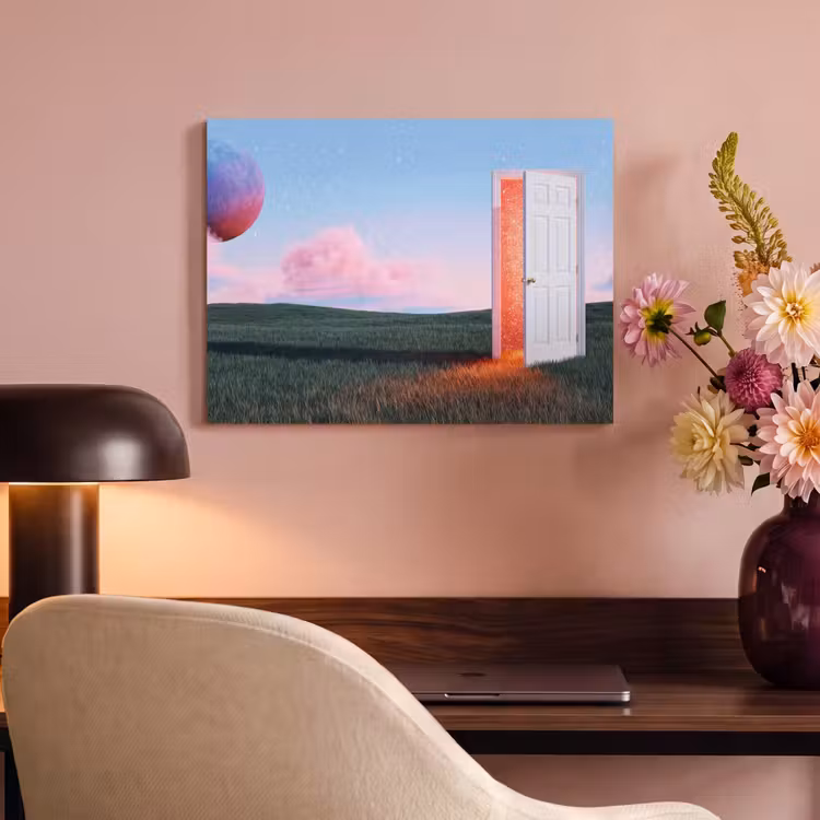 Acoustic Panel - Door - Fantasy - Space - Deur - Fantasie - Ruimte PET vilt klein