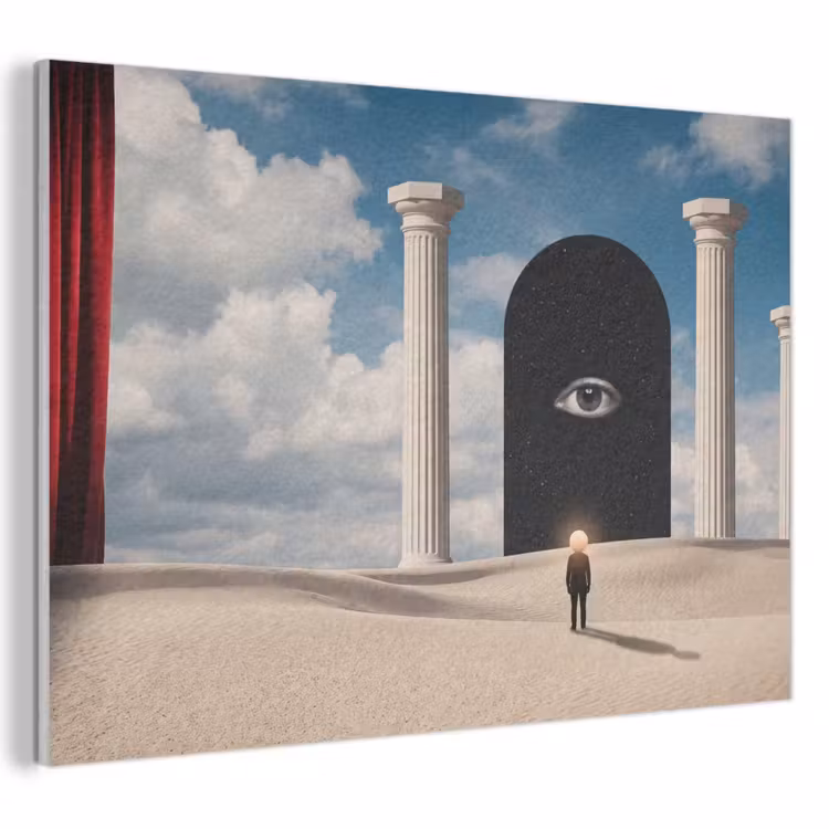 Acoustic Panel - Dream - Desert - Eye - Droom - Woestijn - Oog PET vilt klein