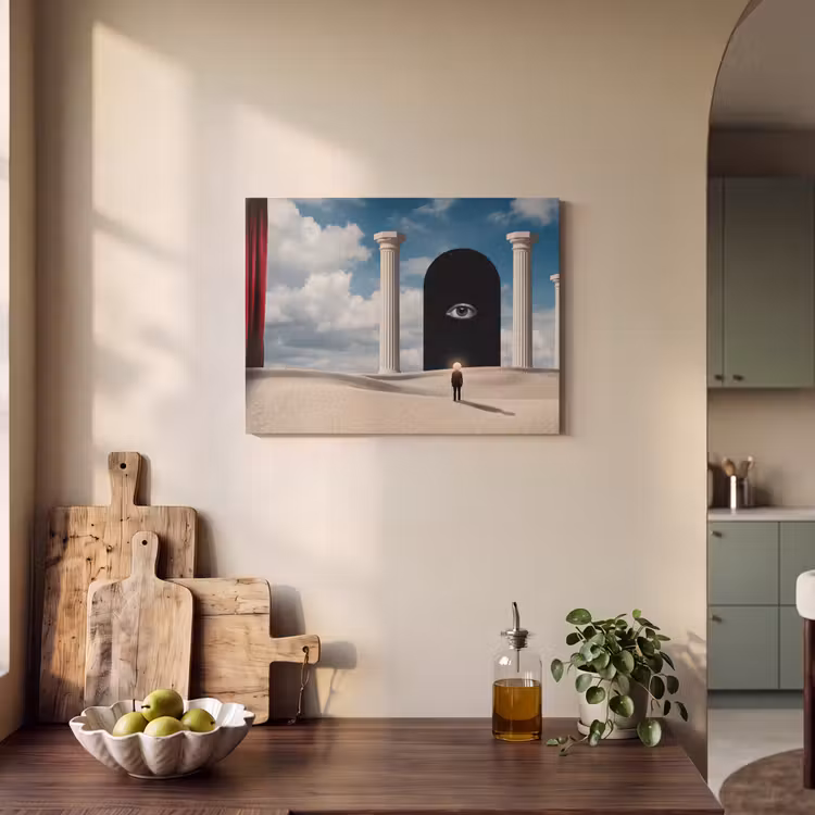 Acoustic Panel - Dream - Desert - Eye - Droom - Woestijn - Oog PET vilt klein