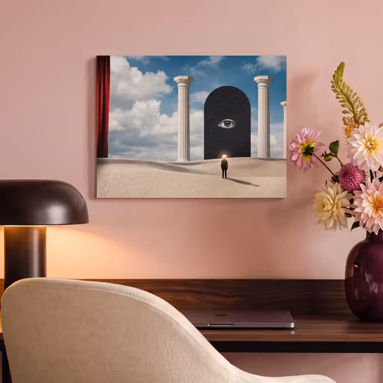 Acoustic Panel - Dream - Desert - Eye - Droom - Woestijn - Oog PET vilt klein