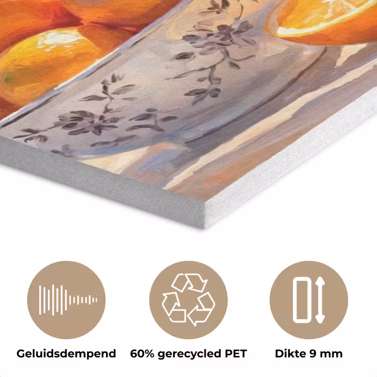 Drank - Glazen - Strand - Zomer - Oranje PET vilt klein -closeup_NL