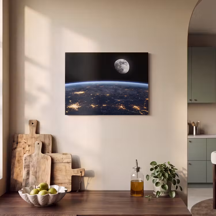 Acoustic Panel - Earth - Night - Space - Aarde - Nacht - Ruimte PET vilt klein