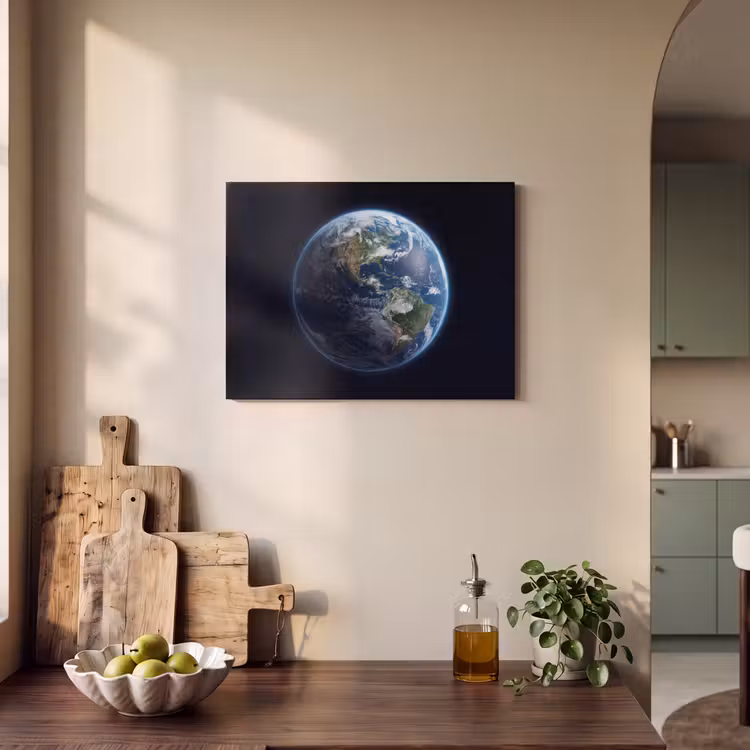 Acoustic Panel - Earth - Space - Cosmos - Aarde - Ruimte - Kosmos PET vilt klein