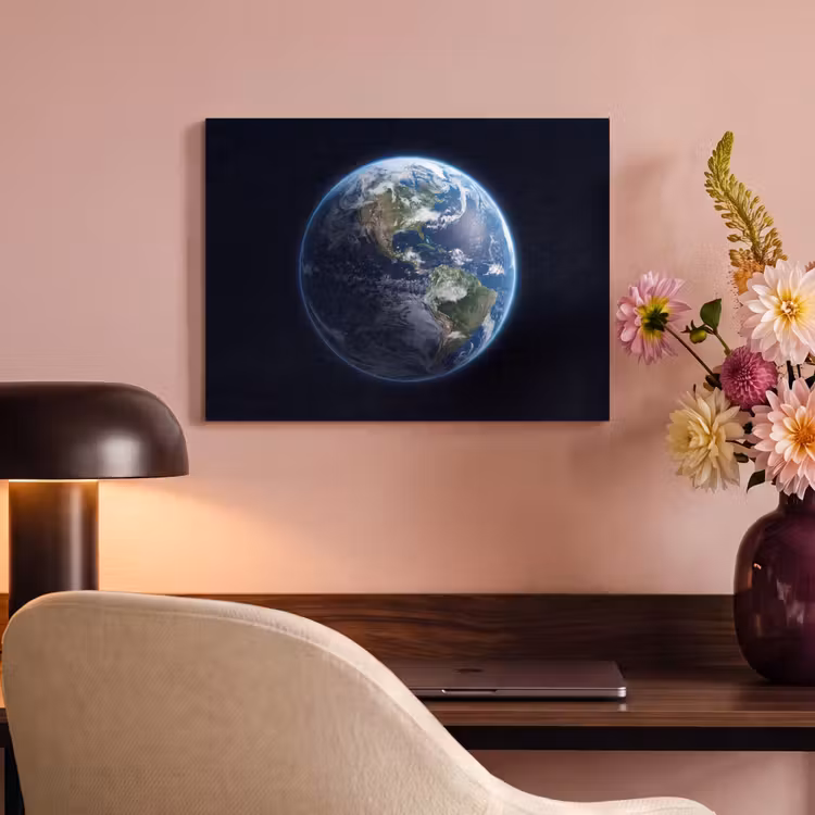 Acoustic Panel - Earth - Space - Cosmos - Aarde - Ruimte - Kosmos PET vilt klein