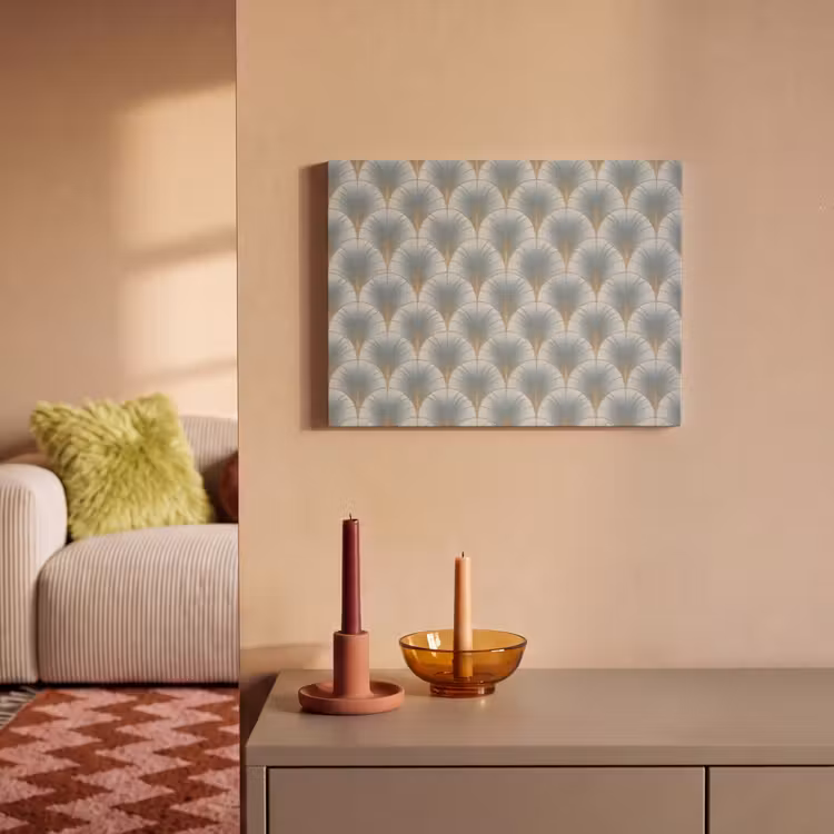 Waaier - Klassiek - Blauw PET vilt klein 837 -sfeer1
