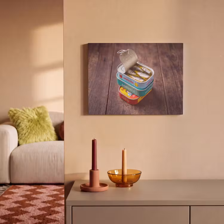 Acoustic Panel - Fish - Cans - Kitchen - Vis - Blikjes - Keuken PET vilt klein