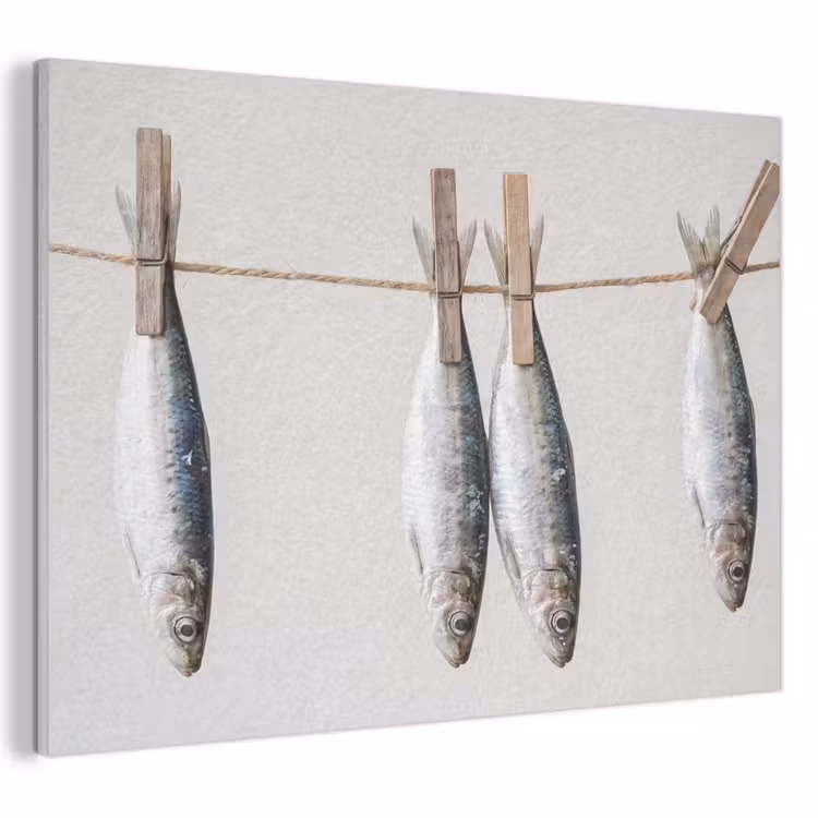 Acoustic Panel - Fish - Hanging - Food - Vis - Hangend - Eten PET vilt klein