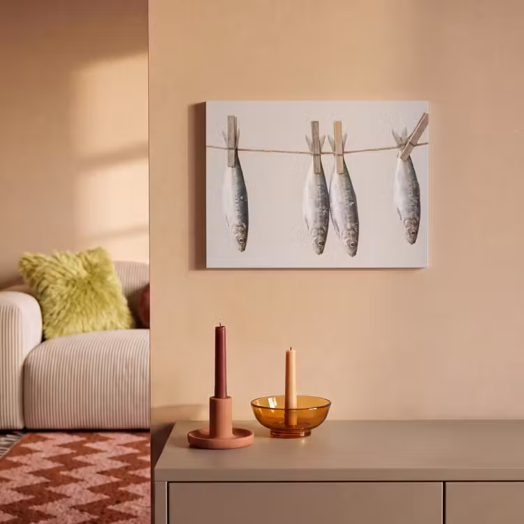 Acoustic Panel - Fish - Hanging - Food - Vis - Hangend - Eten PET vilt klein