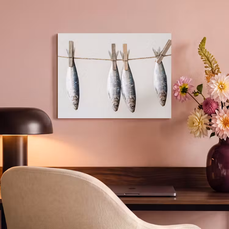 Acoustic Panel - Fish - Hanging - Food - Vis - Hangend - Eten PET vilt klein