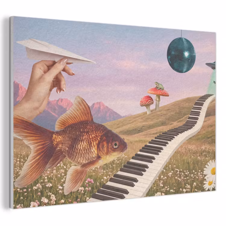 Acoustic Panel - Fish - Nature - Abstract - Vis - Natuur - Abstract PET vilt klein