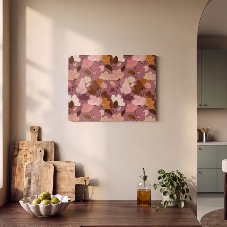 Bloem - Patroon - Roze PET vilt klein 837 -sfeer2