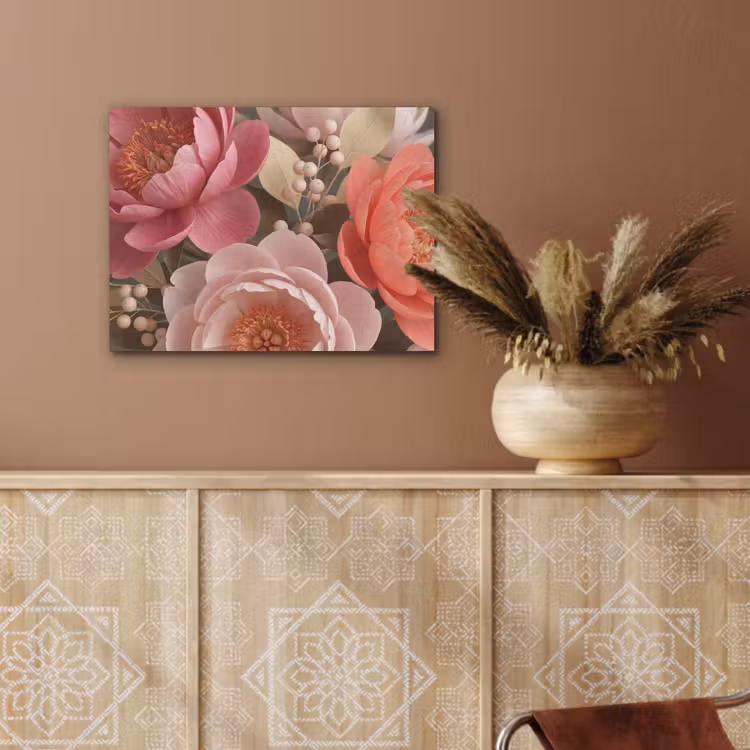 Bloemen - Bloesem - Zacht - Koraal - Decoratie PET vilt klein -sfeer4