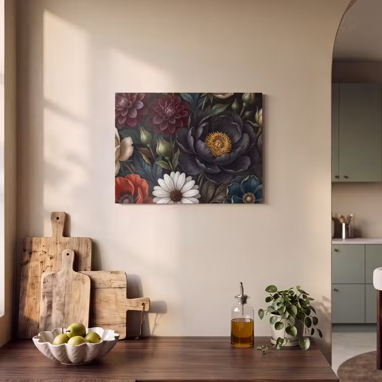 Bloemen - Boeket - Natuur - Klassiek - Weelderig PET vilt klein -sfeer2