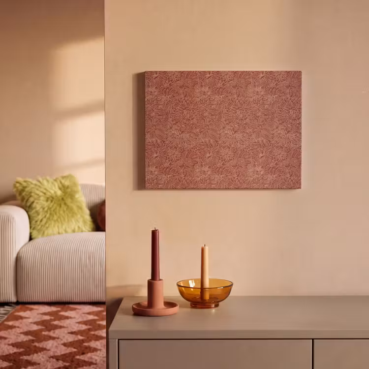 Bloemen - Motief - Rood PET vilt klein 837 -sfeer1