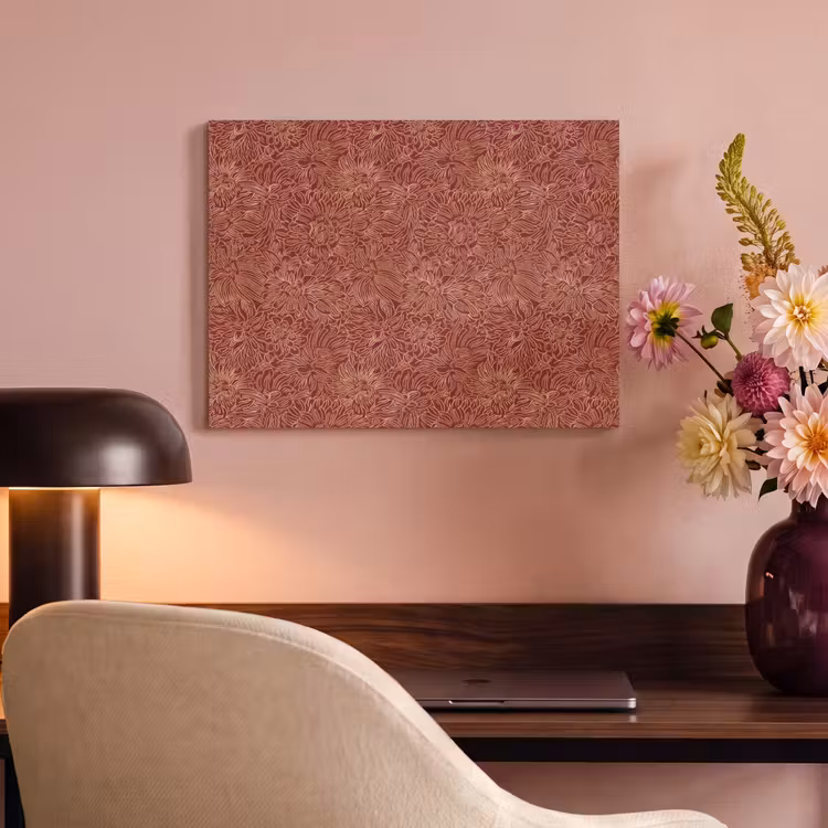 Bloemen - Motief - Rood PET vilt klein 837 -sfeer3