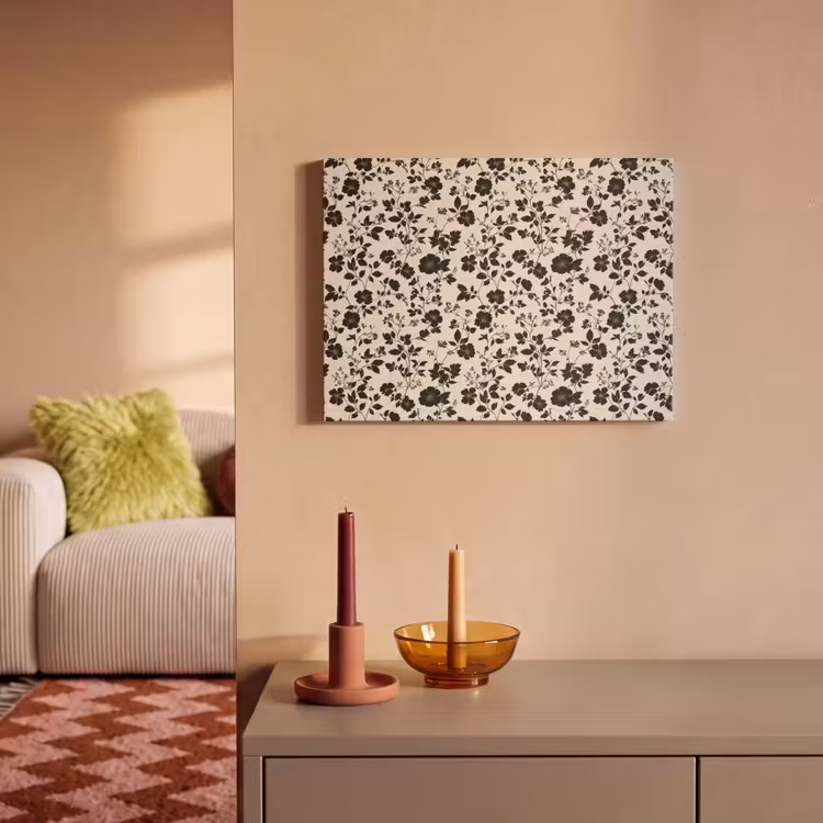 Bloemen - Dessin - Zwart PET vilt klein 837 -sfeer1