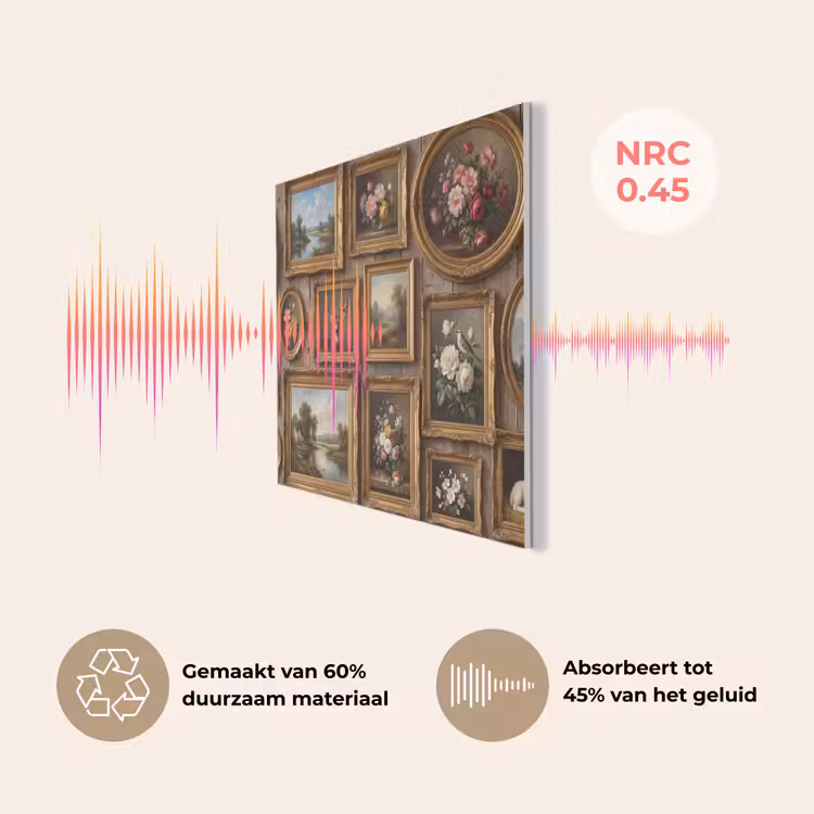 Bloemen - Rozen - Klassiek - Vaas - Kleurrijk PET vilt klein -USP_NL