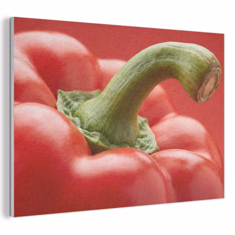 Acoustic Panel - Food - Bell Pepper - Red - Eten - Paprika - Rood PET vilt klein
