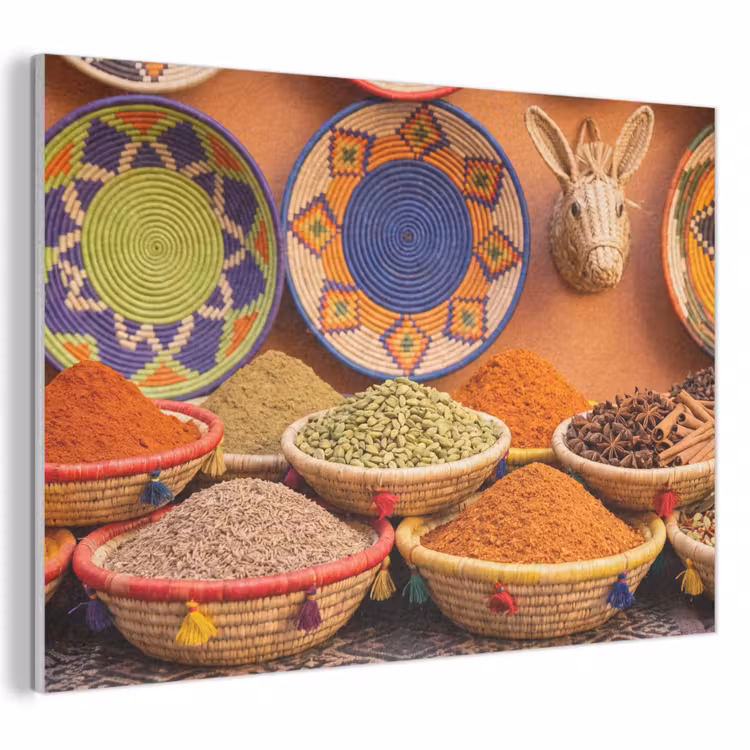 Acoustic Panel - Food - Colorful - Culture - Eten - Kleurrijk - Cultuur PET vilt klein