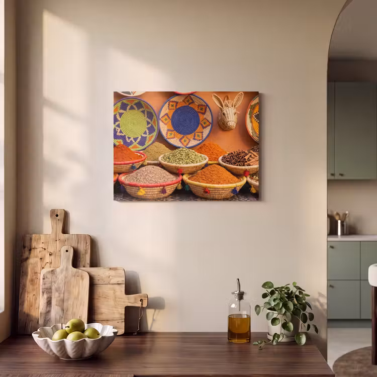 Acoustic Panel - Food - Colorful - Culture - Eten - Kleurrijk - Cultuur PET vilt klein