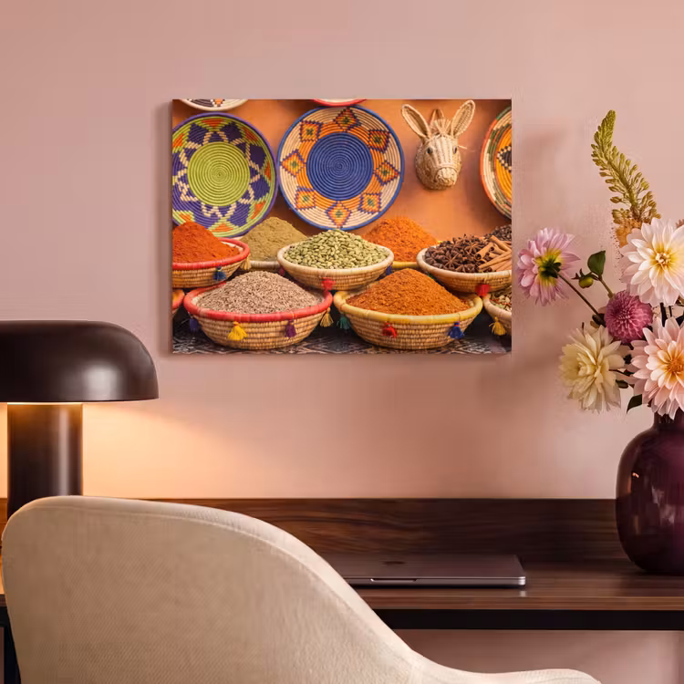 Acoustic Panel - Food - Colorful - Culture - Eten - Kleurrijk - Cultuur PET vilt klein