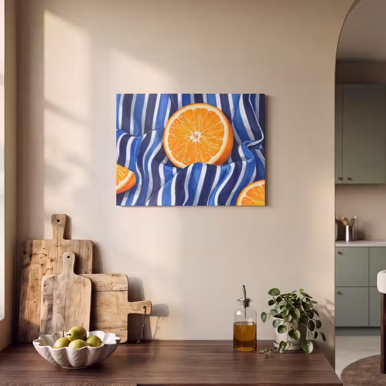 Acoustic Panel - Food - Fruit - Orange - Eten - Fruit - Oranje PET vilt klein