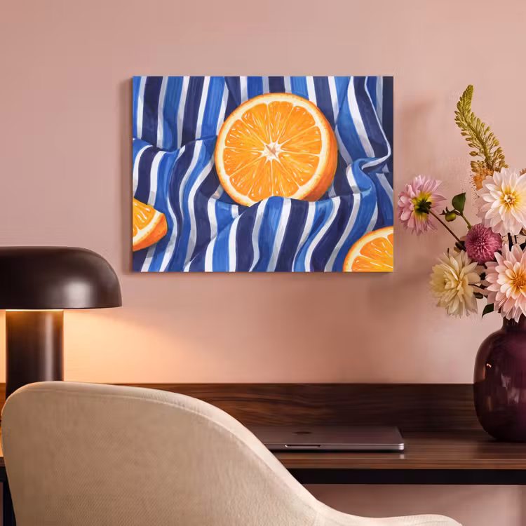 Acoustic Panel - Food - Fruit - Orange - Eten - Fruit - Oranje PET vilt klein
