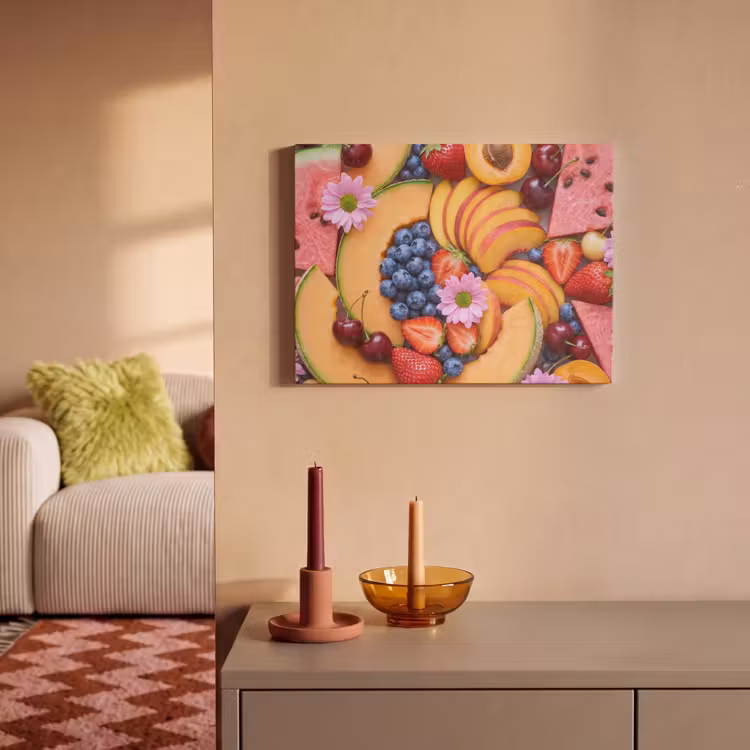 Eten - Fruit - Zomer - Kleurrijk PET vilt klein -sfeer1