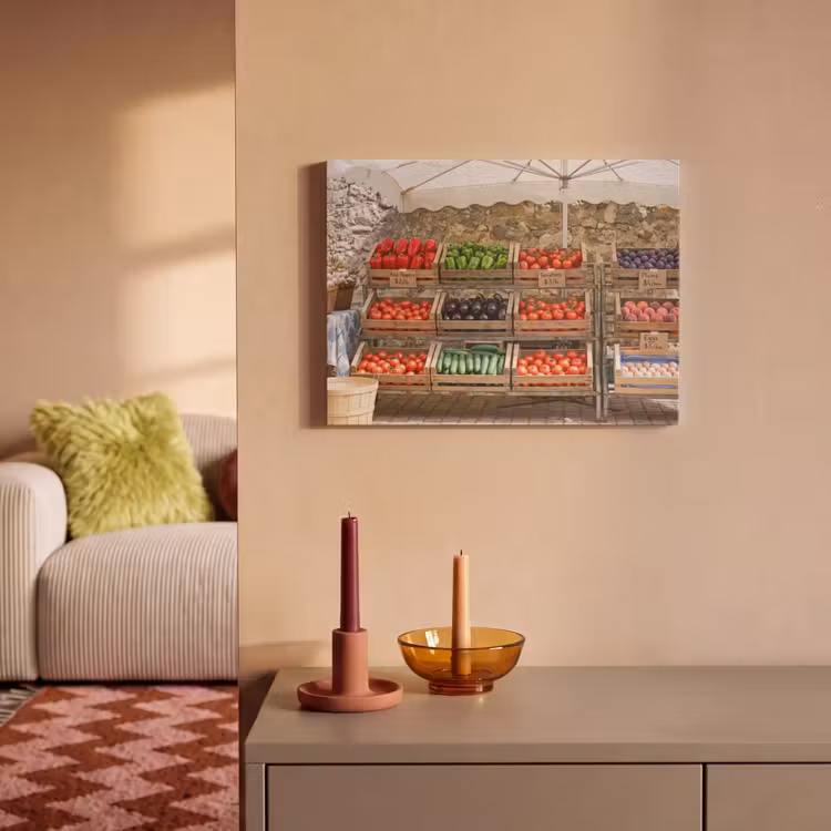 Acoustic Panel - Food - Market - Fresh - Eten - Markt - Vers PET vilt klein