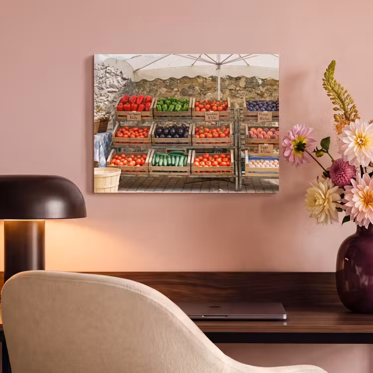 Acoustic Panel - Food - Market - Fresh - Eten - Markt - Vers PET vilt klein