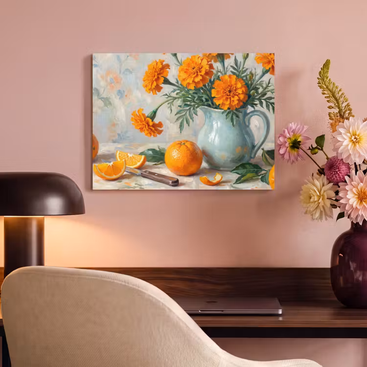 Acoustic Panel - Food - Orange - Art - Eten - Oranje - Kunst PET vilt klein
