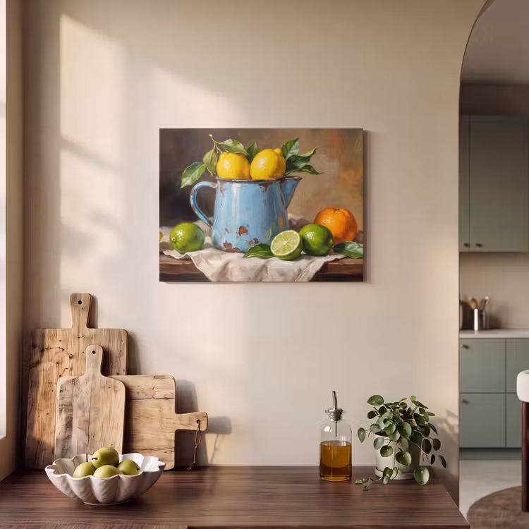 Acoustic Panel - Food - Still Life - Classical - Eten - Stilleven - Klassiek PET vilt klein