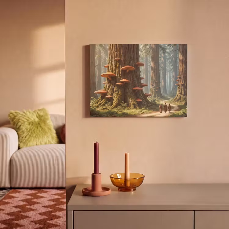 Acoustic Panel - Forest - Trees - Nature - Bos - Bomen - Natuur PET vilt klein