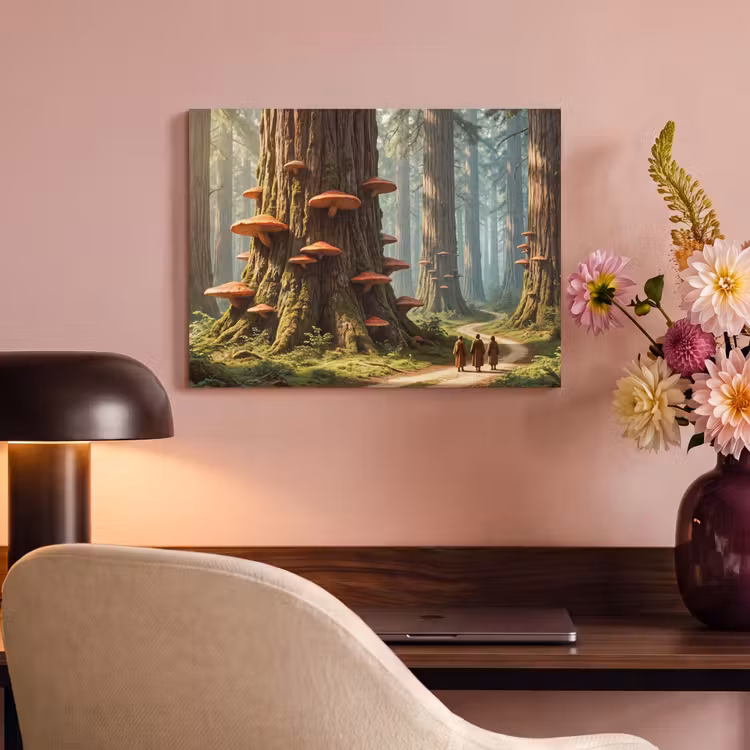 Acoustic Panel - Forest - Trees - Nature - Bos - Bomen - Natuur PET vilt klein