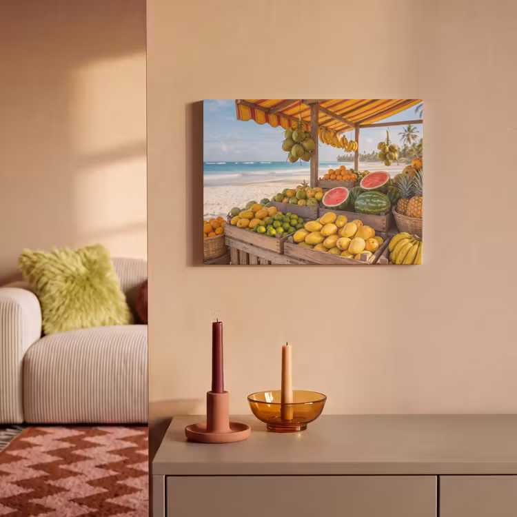 Acoustic Panel - Fruit - Beach - Tropical - Fruit - Strand - Tropisch PET vilt klein