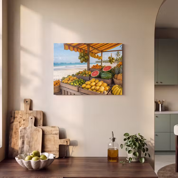 Acoustic Panel - Fruit - Beach - Tropical - Fruit - Strand - Tropisch PET vilt klein