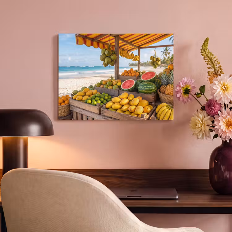 Acoustic Panel - Fruit - Beach - Tropical - Fruit - Strand - Tropisch PET vilt klein