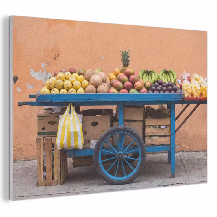 Acoustic Panel - Fruit - Cart - Street - Fruit - Kar - Straat PET vilt klein