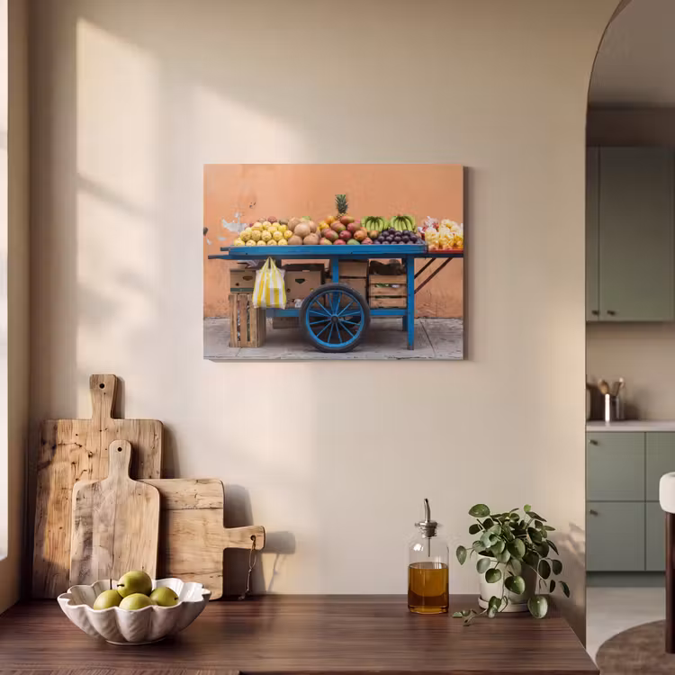 Acoustic Panel - Fruit - Cart - Street - Fruit - Kar - Straat PET vilt klein