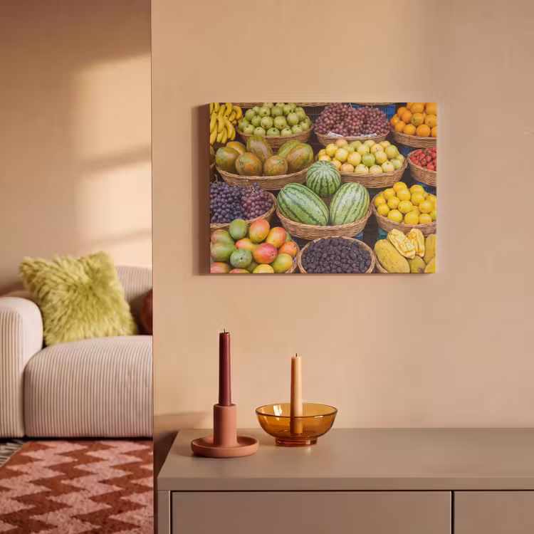 Acoustic Panel - Fruit - Market - Colorful - Fruit - Markt - Kleurrijk PET vilt klein