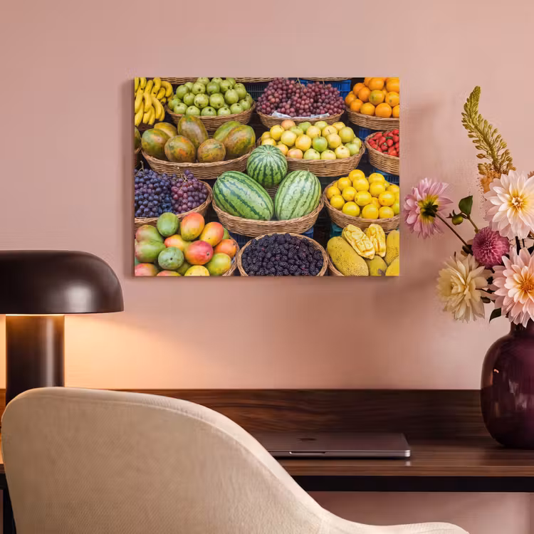Acoustic Panel - Fruit - Market - Colorful - Fruit - Markt - Kleurrijk PET vilt klein