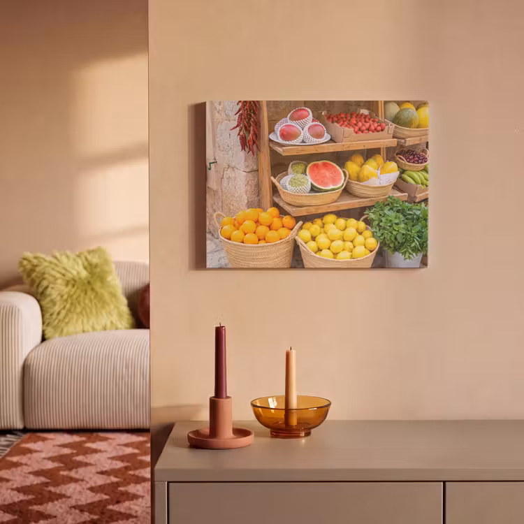 Acoustic Panel - Fruit - Market - Fresh - Fruit - Markt - Vers PET vilt klein