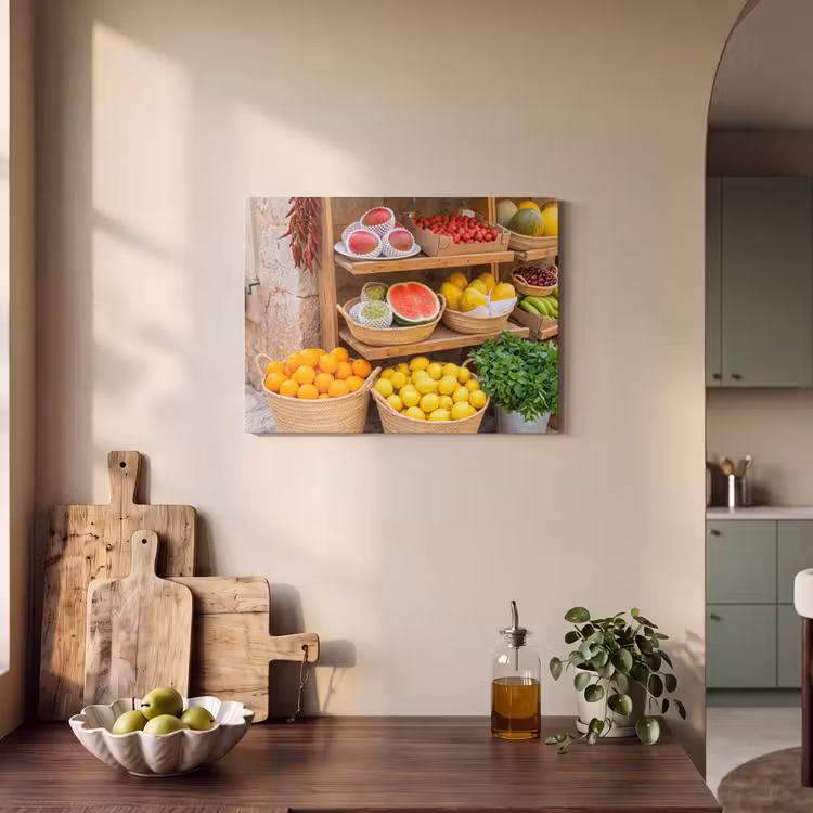 Acoustic Panel - Fruit - Market - Fresh - Fruit - Markt - Vers PET vilt klein