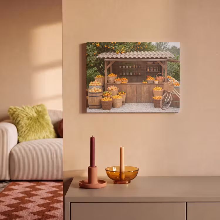 Acoustic Panel - Fruit - Market - Rural - Fruit - Markt - Landelijk PET vilt klein