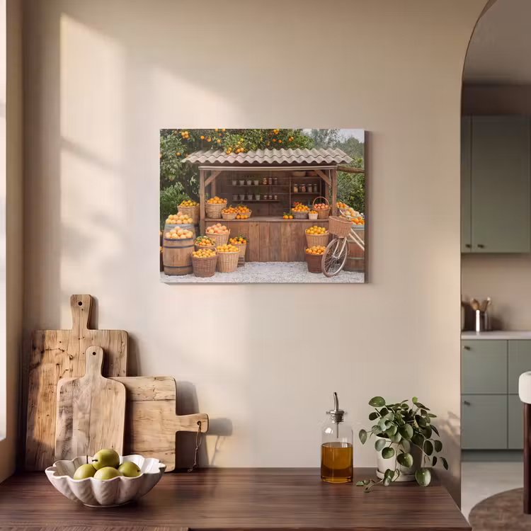 Acoustic Panel - Fruit - Market - Rural - Fruit - Markt - Landelijk PET vilt klein