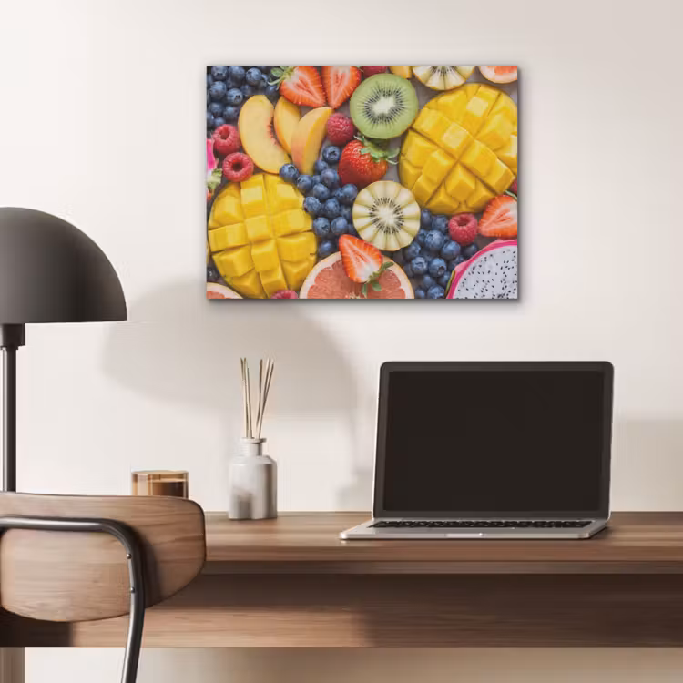 Fruit - Versneden - Kleurrijk - Eten - Gezond PET vilt klein -sfeer5