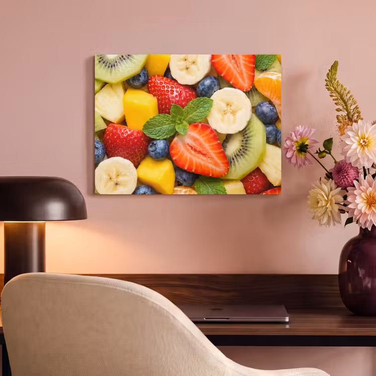 Fruit - Plakjes - Eten - Kleurrijk PET vilt klein -sfeer3