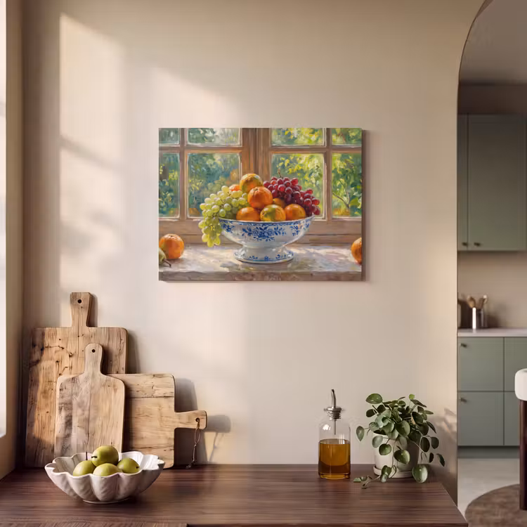 Acoustic Panel - Fruit - Windowsill - Nature - Fruit - Vensterbank - Natuur PET vilt klein