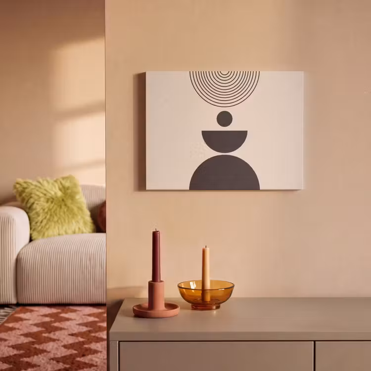 Acoustic Panel - Geometric Balance - Art - Geometrische balans - Kunst PET vilt klein